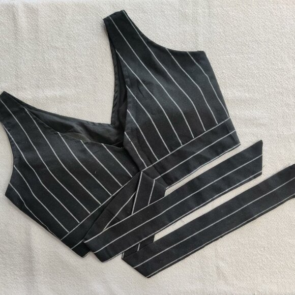 BLACK COTTON BLOUSE - Picture 3 of 6